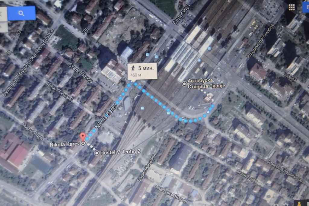 Hostel Valentin 2 Skopje Ngoại thất bức ảnh